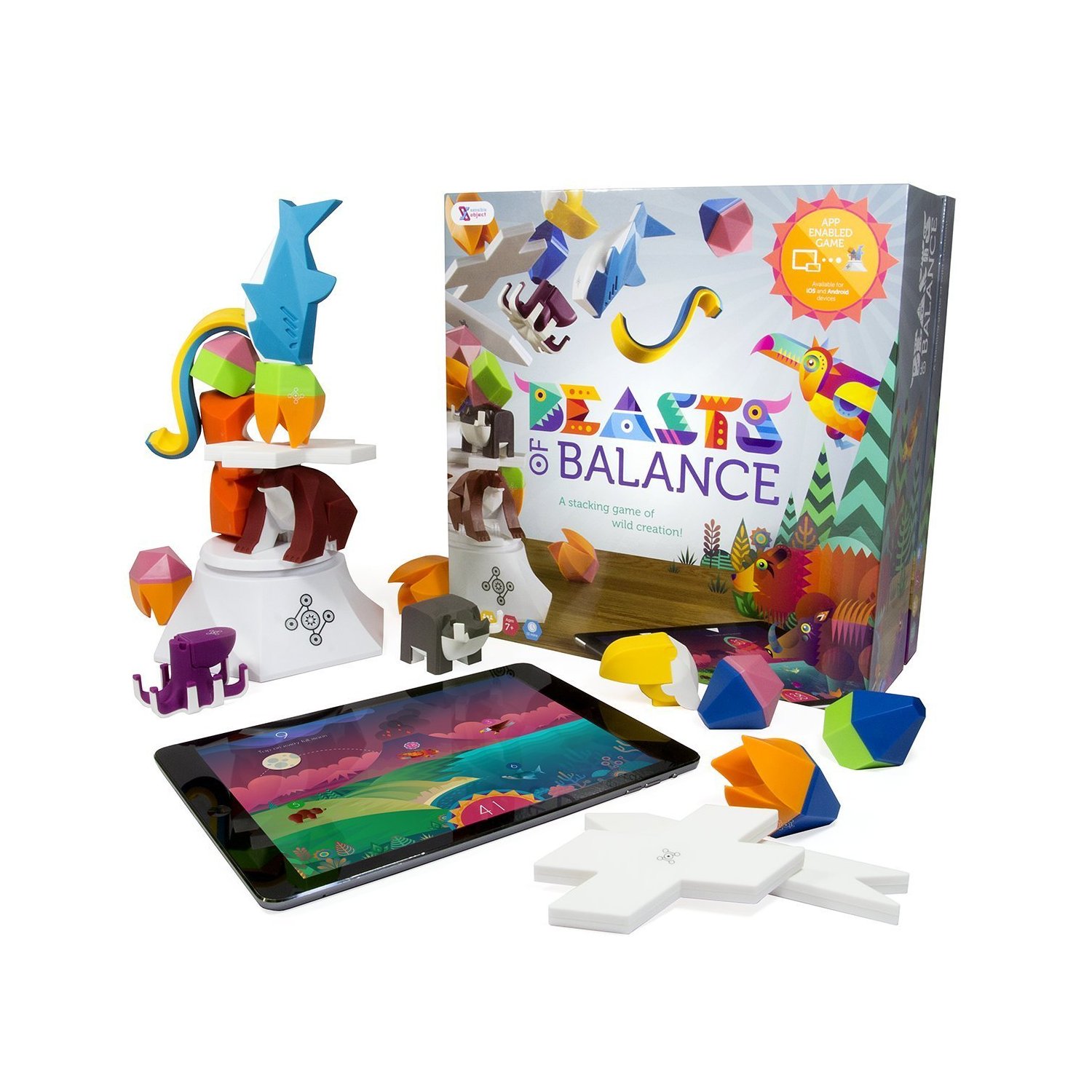 Гибридная цифровая настольная игра. Beasts of Balance